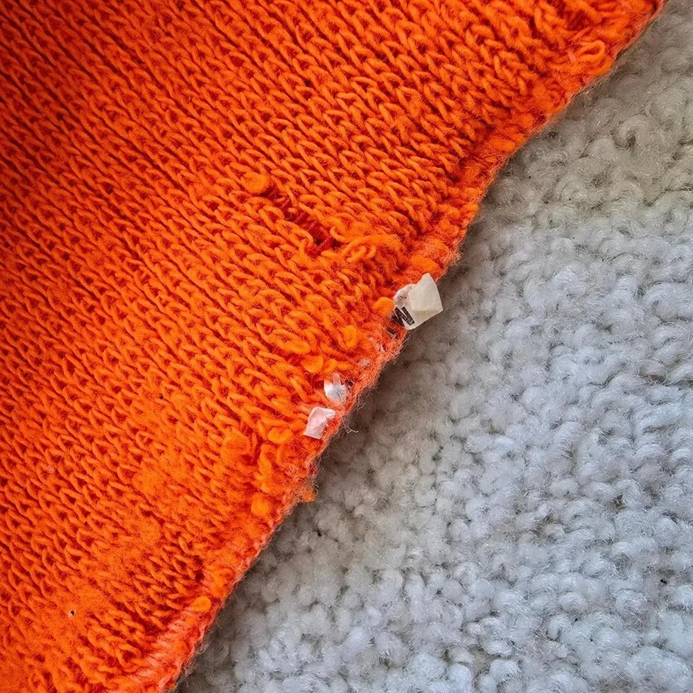 Blaze Orange Hunting Neck Warmer Gaiter Ear Band‎ 1980s Vintage